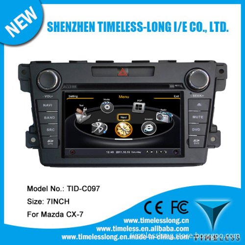 7'' 2 DIN Car DVD with GPS Bluetooth Can Bus Steering Wheel Control for Mazda CX-7